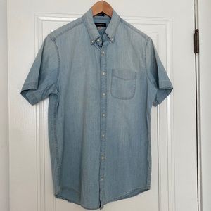 J. Crew chambray short sleeve button down.